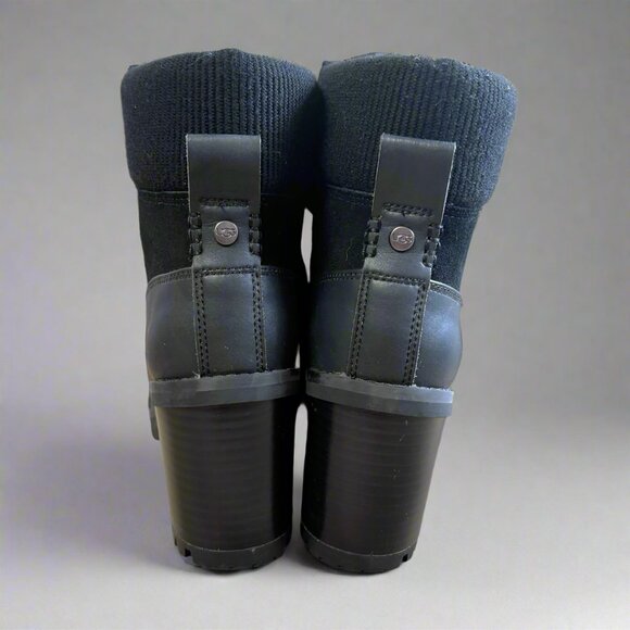 UGG black suede and leather Redwood boots, size 8, BRAND NEW IN BOX! - Picture 2 of 4